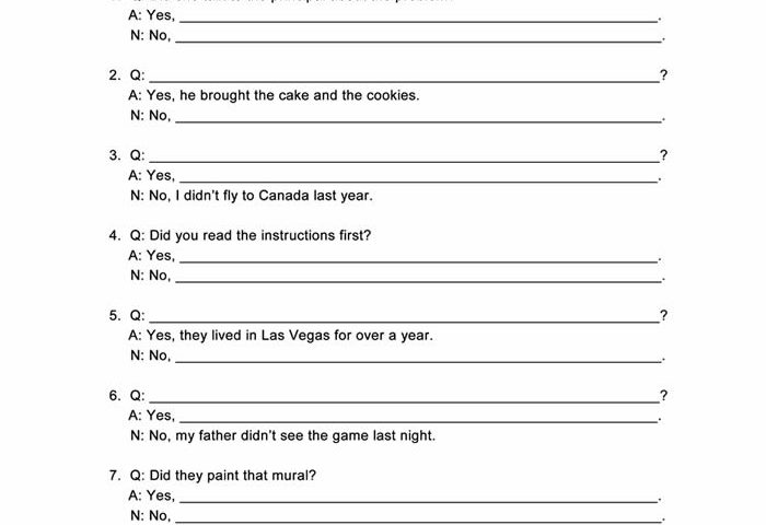 Simple Past Worksheet ESL