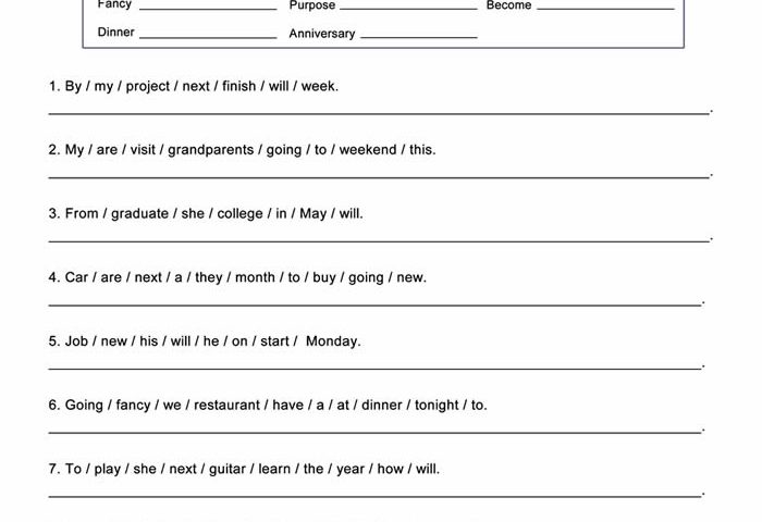 Future Will and Going to Worksheet ESL