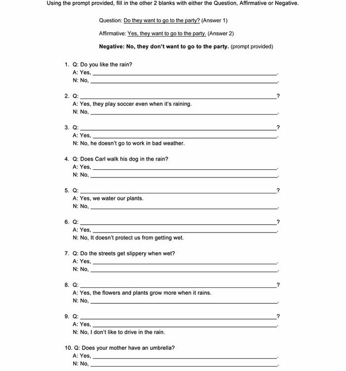 Present Simple Worksheet ESL