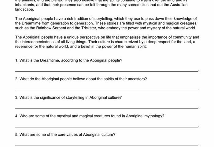 Reading Comprehension Worksheet ESL