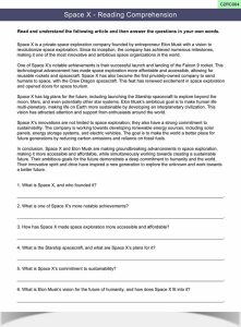 Reading Comprehension Worksheet ESL